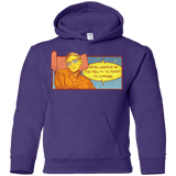 Sweatshirts Purple / YS HAWKING intelligance Youth Hoodie
