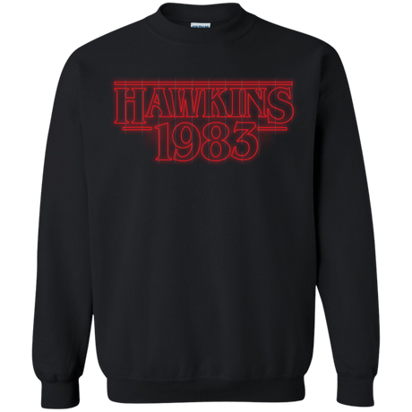 Sweatshirts Black / Small Hawkins 83 Crewneck Sweatshirt