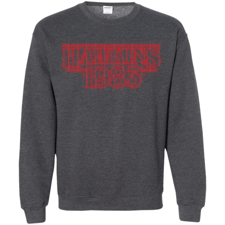 Sweatshirts Dark Heather / Small Hawkins 83 Crewneck Sweatshirt