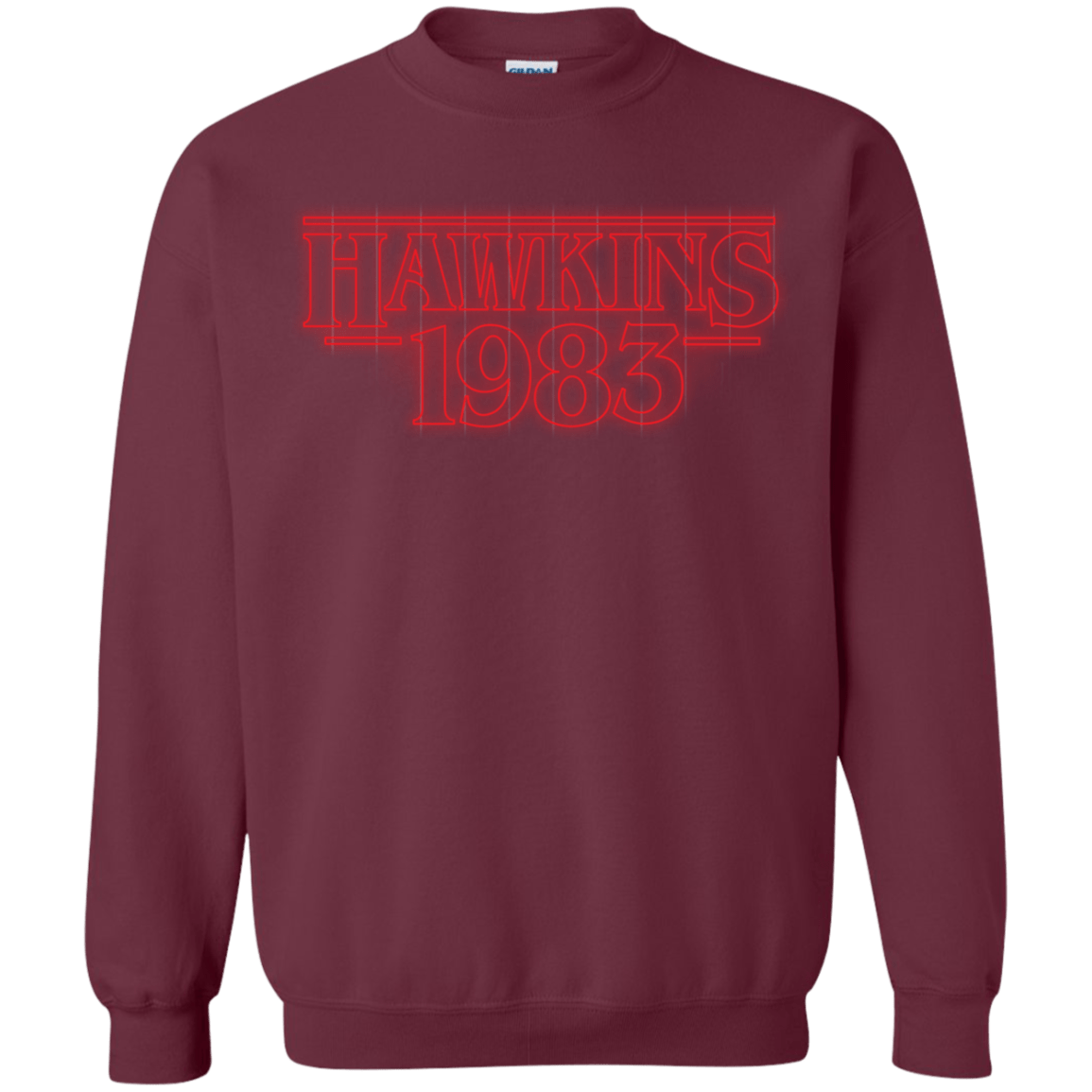 Sweatshirts Maroon / Small Hawkins 83 Crewneck Sweatshirt