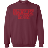 Sweatshirts Maroon / Small Hawkins 83 Crewneck Sweatshirt