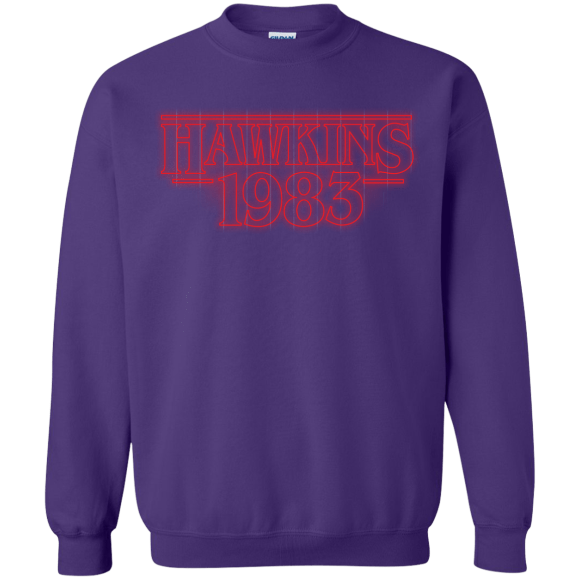 Sweatshirts Purple / Small Hawkins 83 Crewneck Sweatshirt