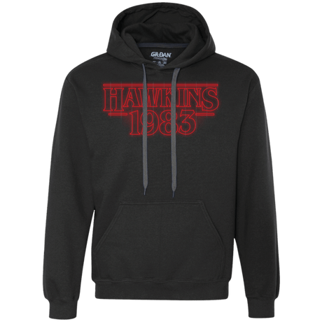 Sweatshirts Black / Small Hawkins 83 Premium Fleece Hoodie