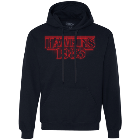 Sweatshirts Navy / Small Hawkins 83 Premium Fleece Hoodie