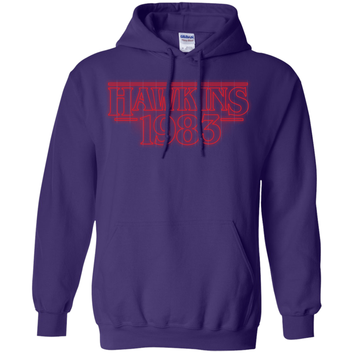 Sweatshirts Purple / Small Hawkins 83 Pullover Hoodie