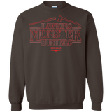 Sweatshirts Dark Chocolate / Small Hawkins Monster Hunters Crewneck Sweatshirt