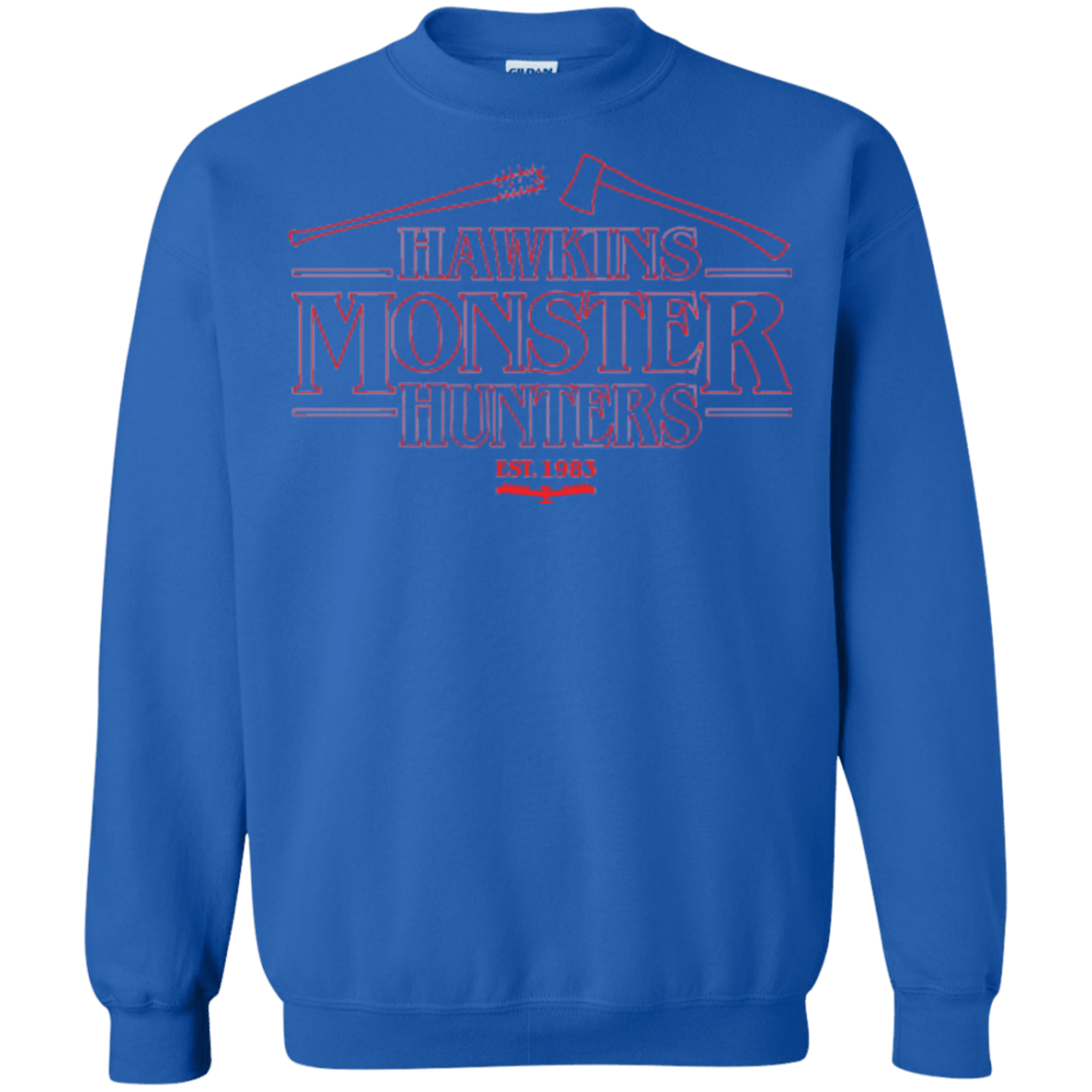 Sweatshirts Royal / Small Hawkins Monster Hunters Crewneck Sweatshirt