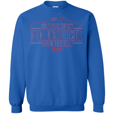 Sweatshirts Royal / Small Hawkins Monster Hunters Crewneck Sweatshirt