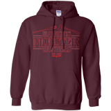 Sweatshirts Maroon / Small Hawkins Monster Hunters Pullover Hoodie