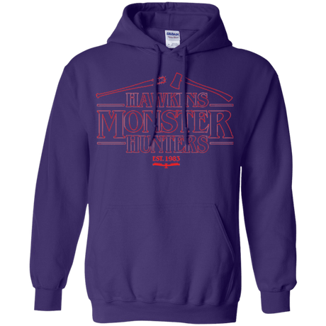 Sweatshirts Purple / Small Hawkins Monster Hunters Pullover Hoodie