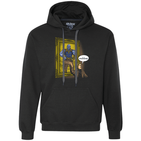 Sweatshirts Black / S He is Thanos Premium Fleece Hoodie