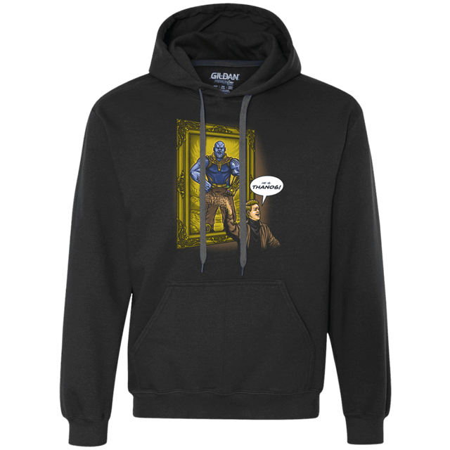 Sweatshirts Black / S He is Thanos Premium Fleece Hoodie