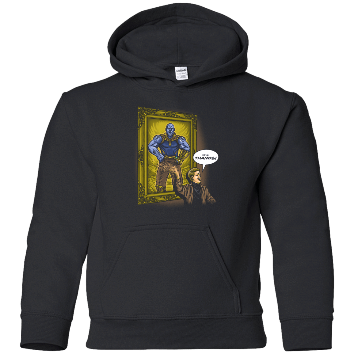 Sweatshirts Black / YS He is Thanos Youth Hoodie