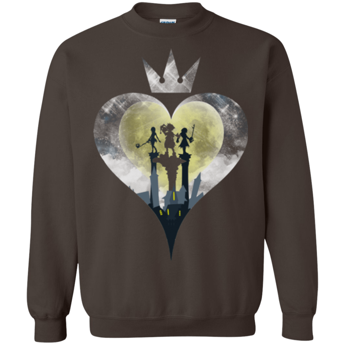 Sweatshirts Dark Chocolate / Small Heart Kingdom Crewneck Sweatshirt