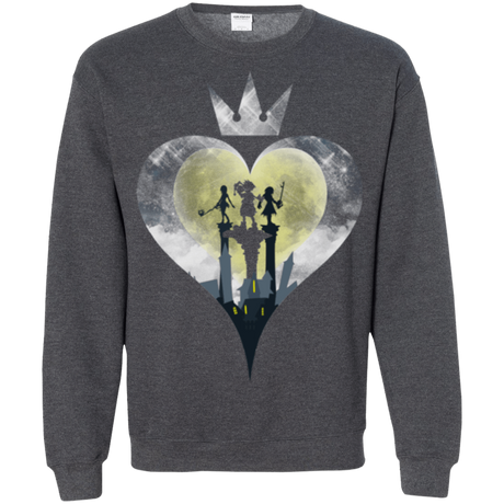Sweatshirts Dark Heather / Small Heart Kingdom Crewneck Sweatshirt