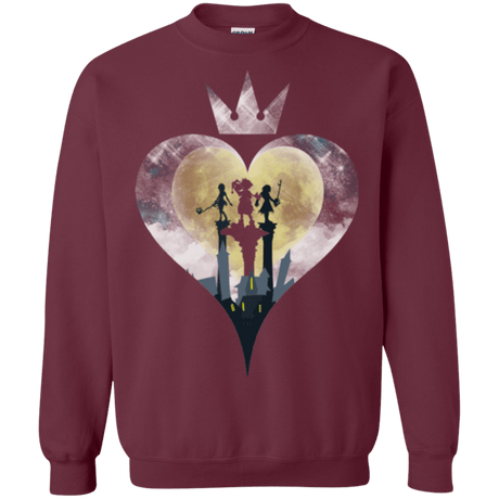 Sweatshirts Maroon / Small Heart Kingdom Crewneck Sweatshirt