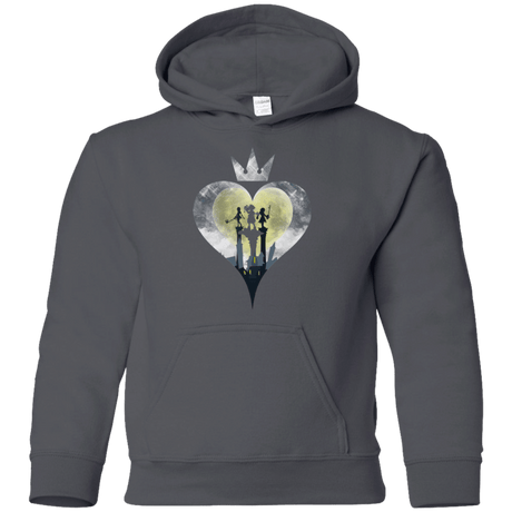 Sweatshirts Charcoal / YS Heart Kingdom Youth Hoodie