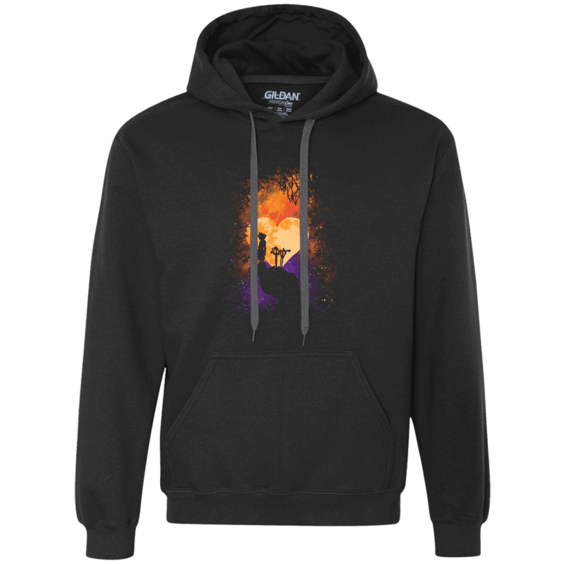 Sweatshirts Black / S Heart Of Gold Premium Fleece Hoodie