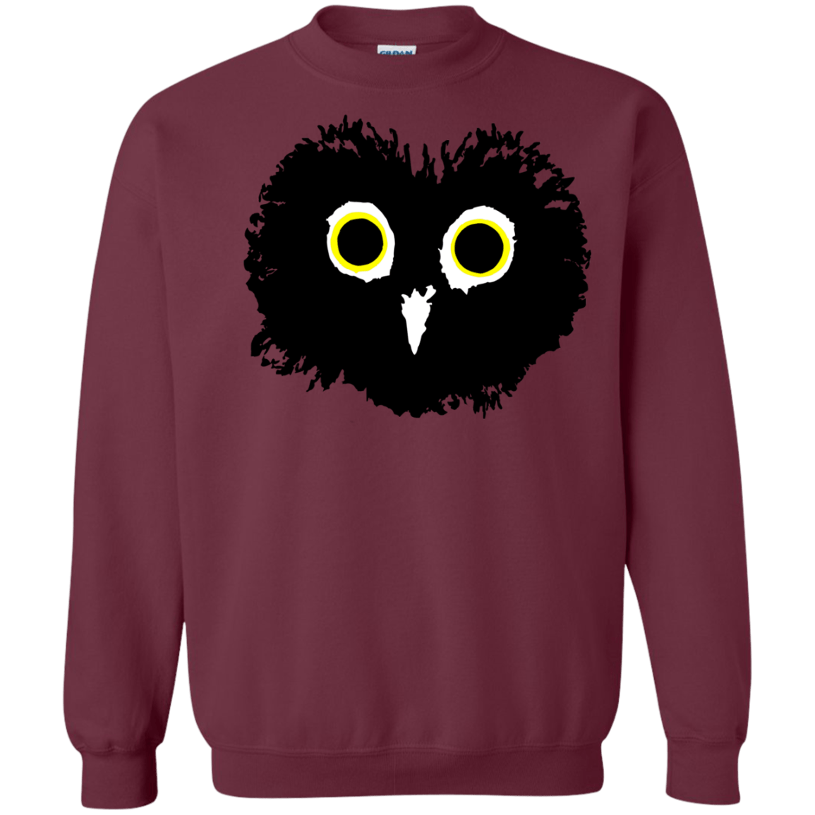 Sweatshirts Maroon / S Heart Owls Crewneck Sweatshirt