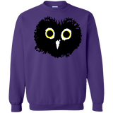 Sweatshirts Purple / S Heart Owls Crewneck Sweatshirt