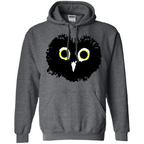 Sweatshirts Dark Heather / S Heart Owls Pullover Hoodie