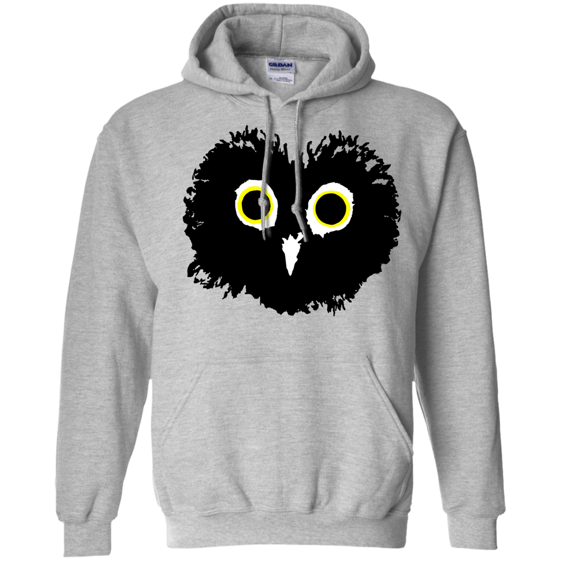 Sweatshirts Sport Grey / S Heart Owls Pullover Hoodie
