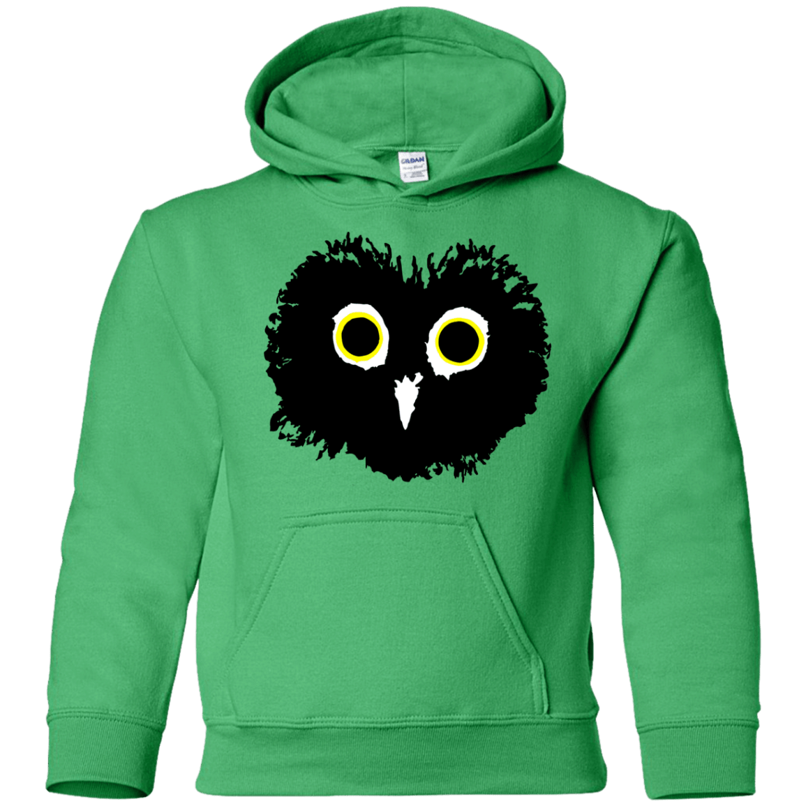 Sweatshirts Irish Green / YS Heart Owls Youth Hoodie