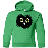 Sweatshirts Irish Green / YS Heart Owls Youth Hoodie