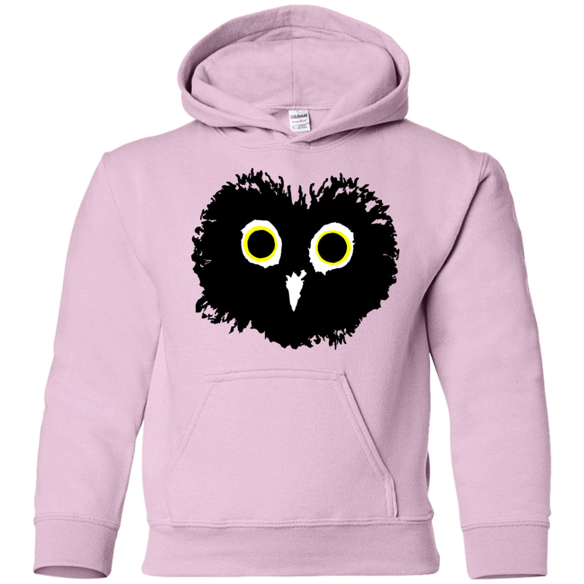 Sweatshirts Light Pink / YS Heart Owls Youth Hoodie