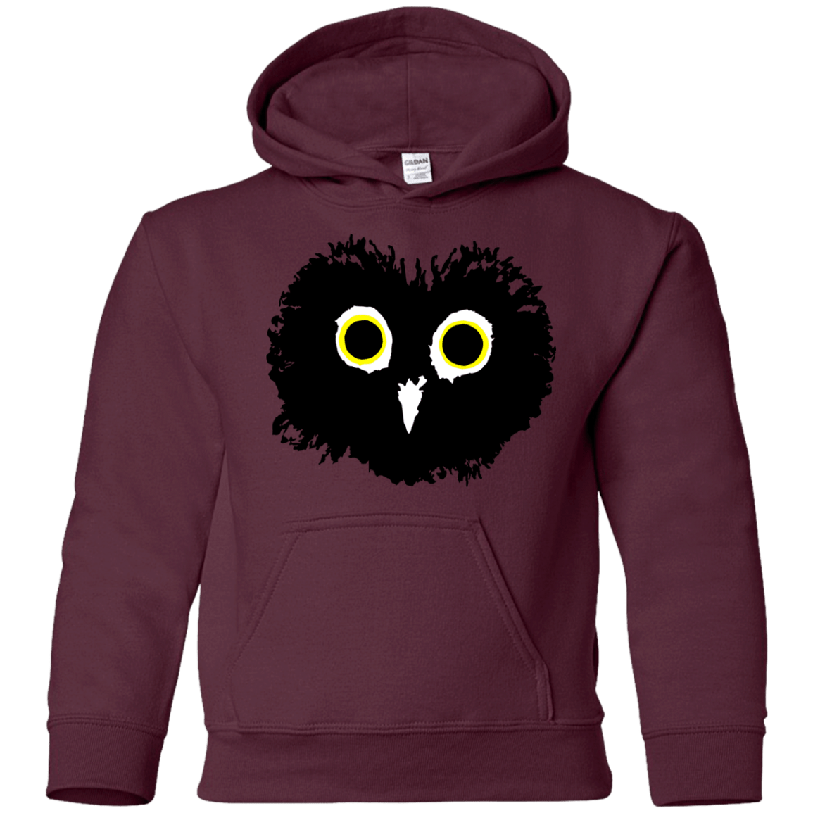 Sweatshirts Maroon / YS Heart Owls Youth Hoodie