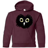 Sweatshirts Maroon / YS Heart Owls Youth Hoodie