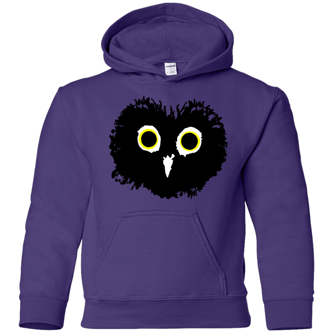 Sweatshirts Purple / YS Heart Owls Youth Hoodie