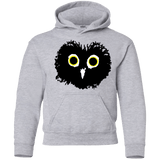 Sweatshirts Sport Grey / YS Heart Owls Youth Hoodie