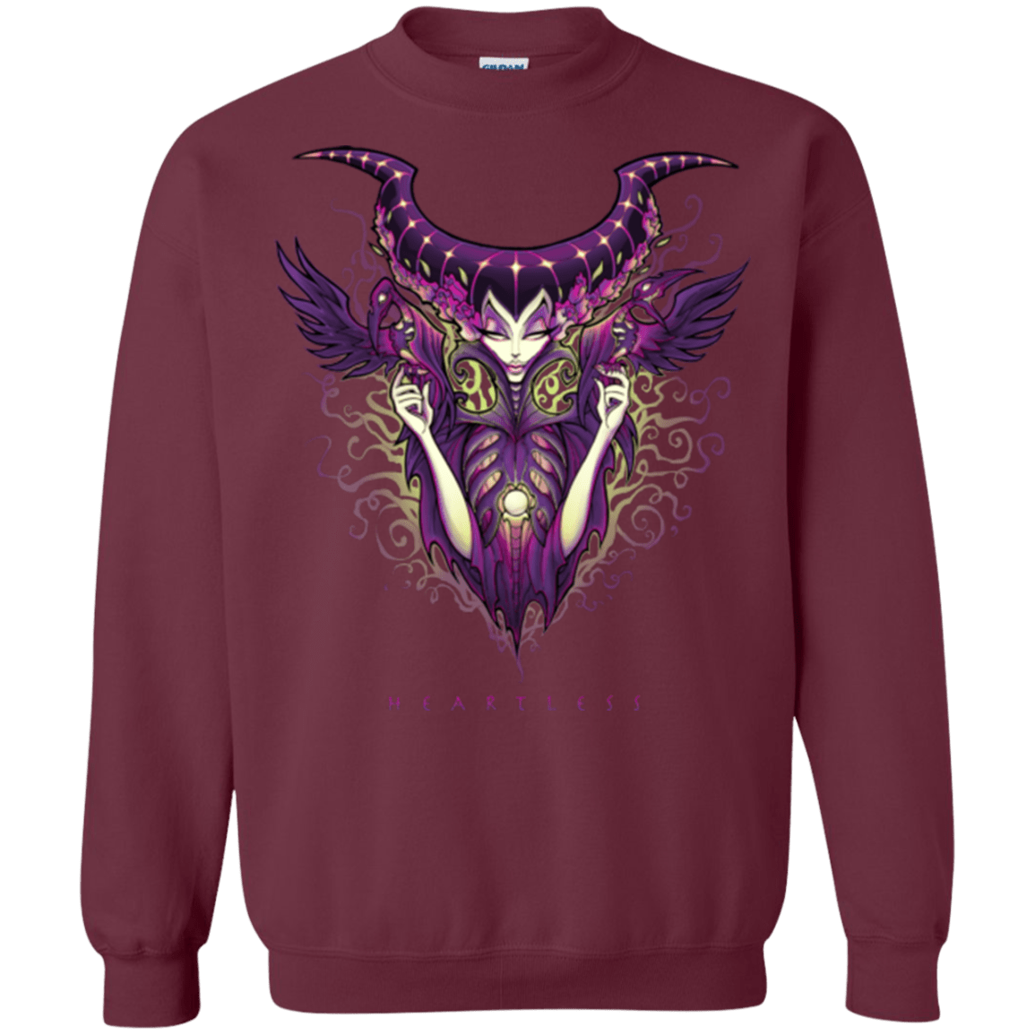 Sweatshirts Maroon / Small Heartless Crewneck Sweatshirt