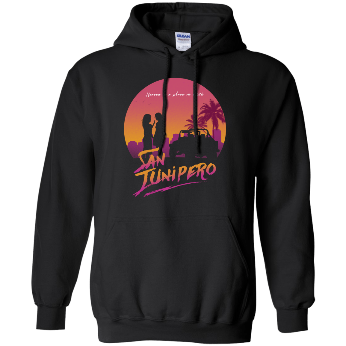 Sweatshirts Black / Small Heaven is a place on Earth Pullover Hoodie