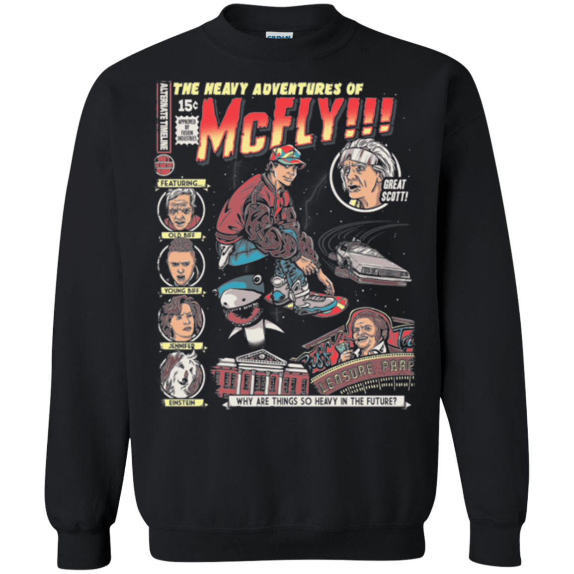 Sweatshirts Black / Small Heavy Adventures Crewneck Sweatshirt