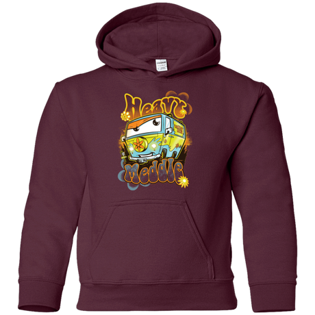 Sweatshirts Maroon / YS Heavy Meddle Youth Hoodie