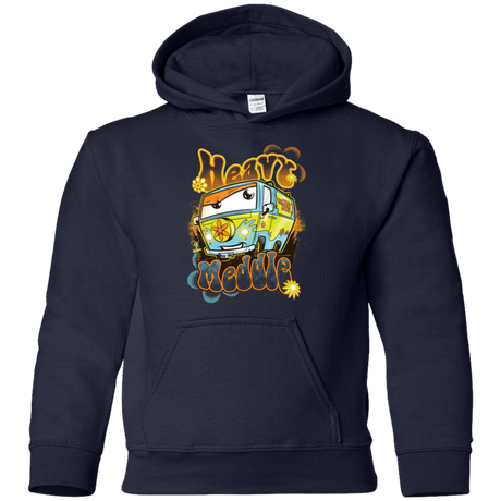 Sweatshirts Navy / YS Heavy Meddle Youth Hoodie