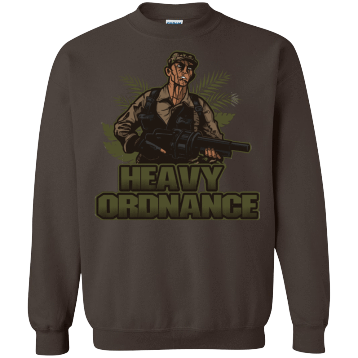 Sweatshirts Dark Chocolate / Small Heavy Ordnance Crewneck Sweatshirt