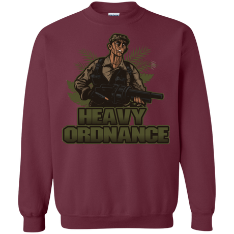 Sweatshirts Maroon / Small Heavy Ordnance Crewneck Sweatshirt