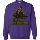 Sweatshirts Purple / Small Heavy Ordnance Crewneck Sweatshirt