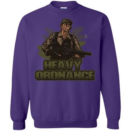 Sweatshirts Purple / Small Heavy Ordnance Crewneck Sweatshirt