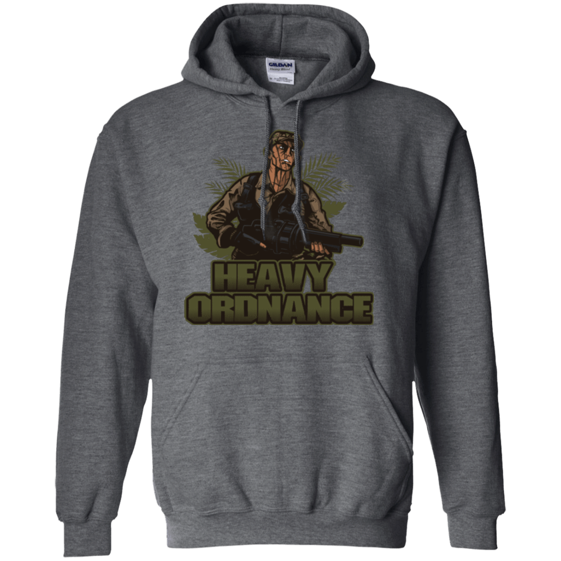 Sweatshirts Dark Heather / Small Heavy Ordnance Pullover Hoodie