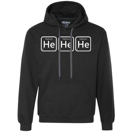 Sweatshirts Black / S Hehehe Premium Fleece Hoodie