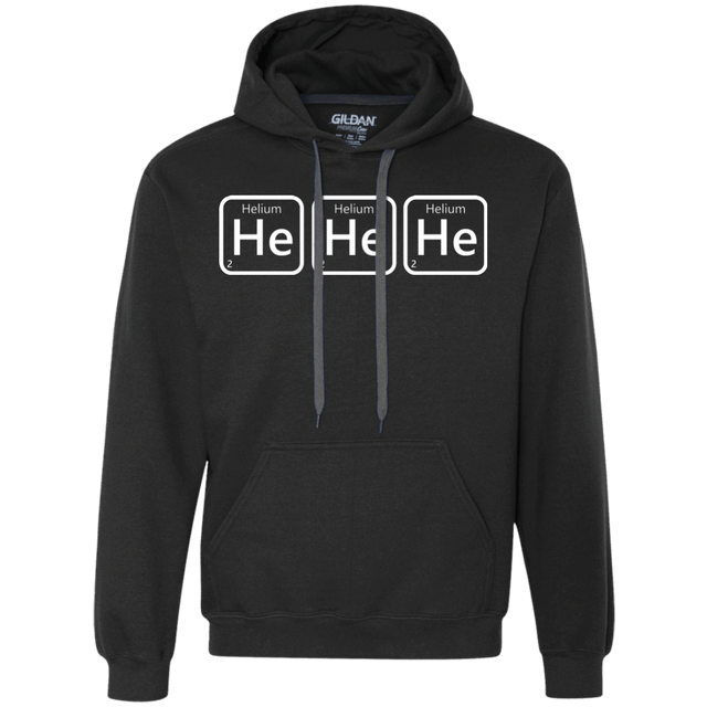 Sweatshirts Black / S Hehehe Premium Fleece Hoodie