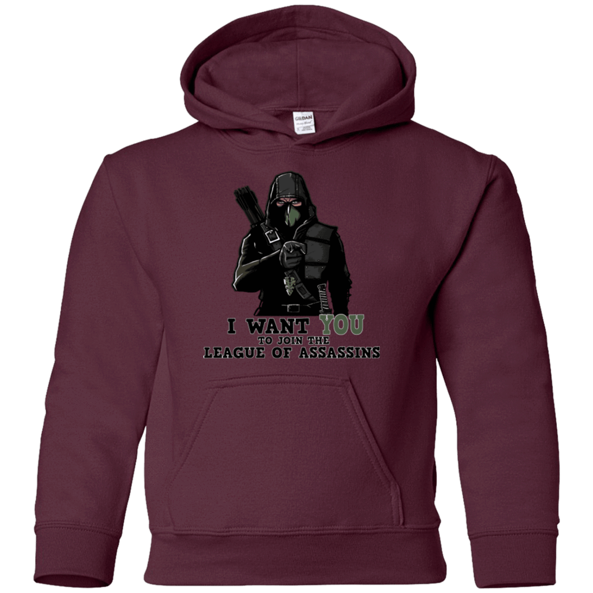 Sweatshirts Maroon / YS Heir to the Demon Youth Hoodie