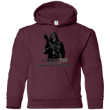 Sweatshirts Maroon / YS Heir to the Demon Youth Hoodie