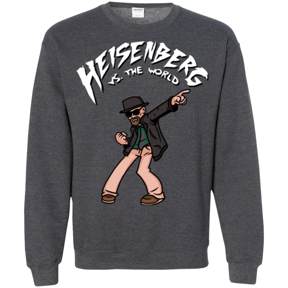 Sweatshirts Dark Heather / Small Heisenberg vs the World Crewneck Sweatshirt