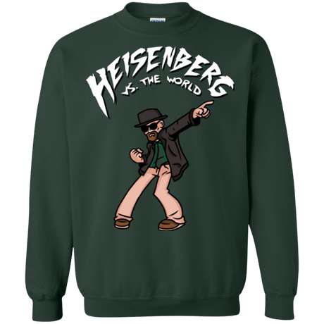 Sweatshirts Forest Green / Small Heisenberg vs the World Crewneck Sweatshirt