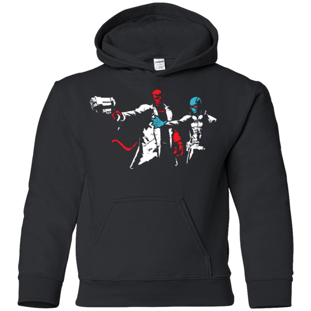 Sweatshirts Black / YS Hell Fiction Youth Hoodie